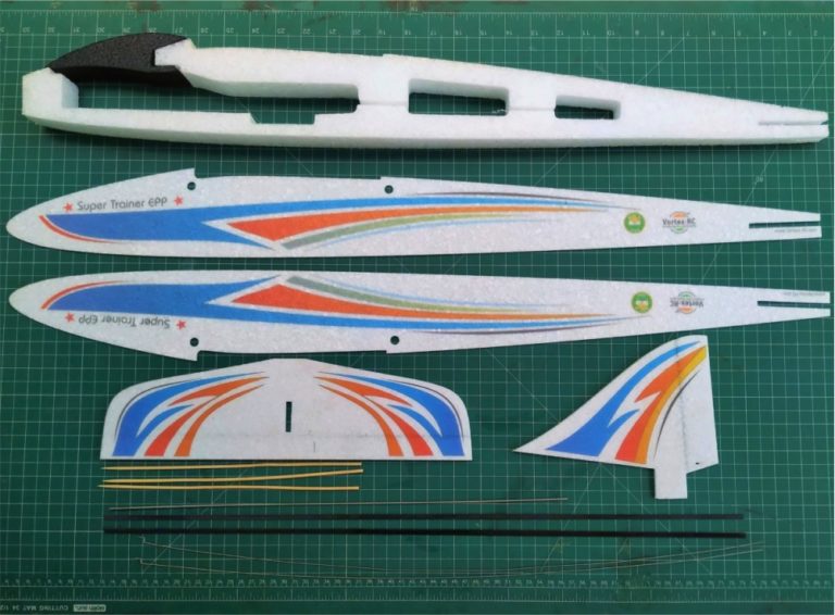 Super Trainer Epp Full Epp Lightweight Beginners Rc Plane Kit