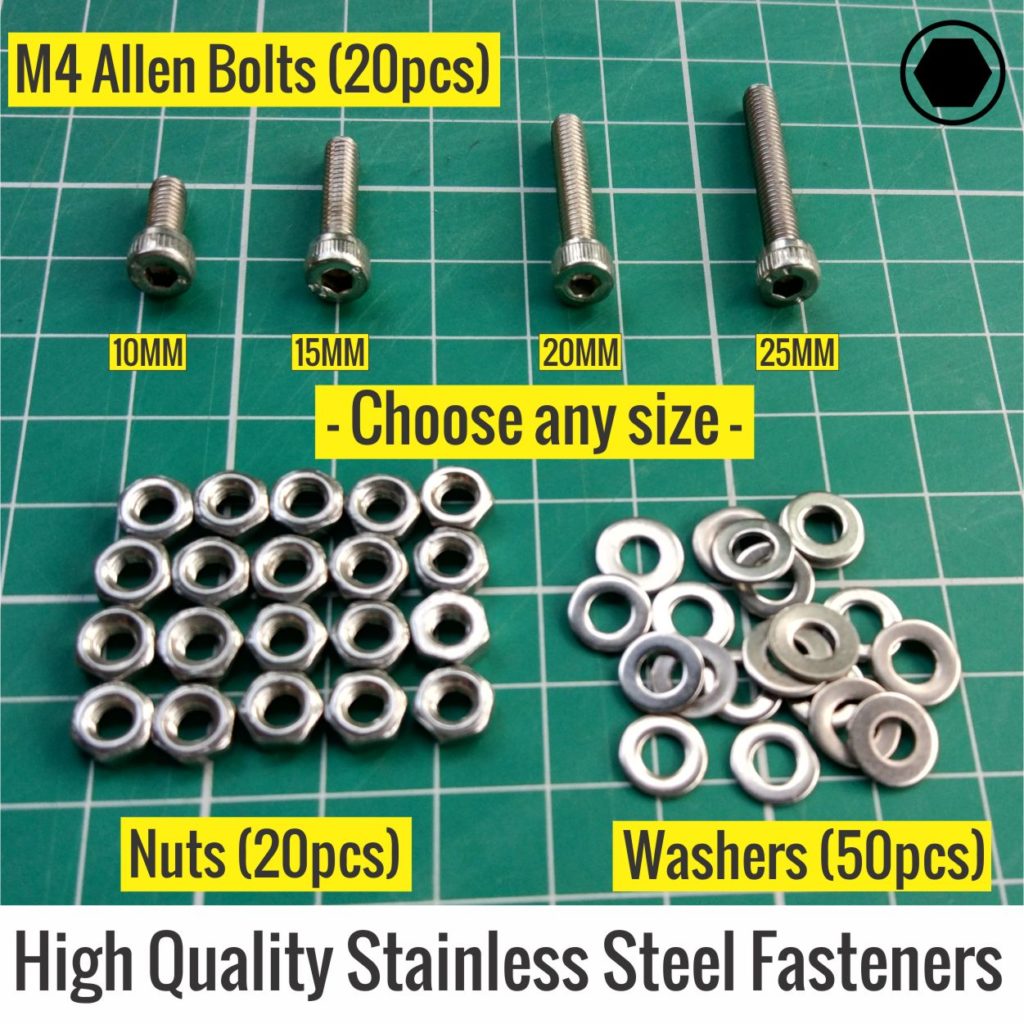 M4 Stainless Steel Allen Bolt Set Vortex Rc 