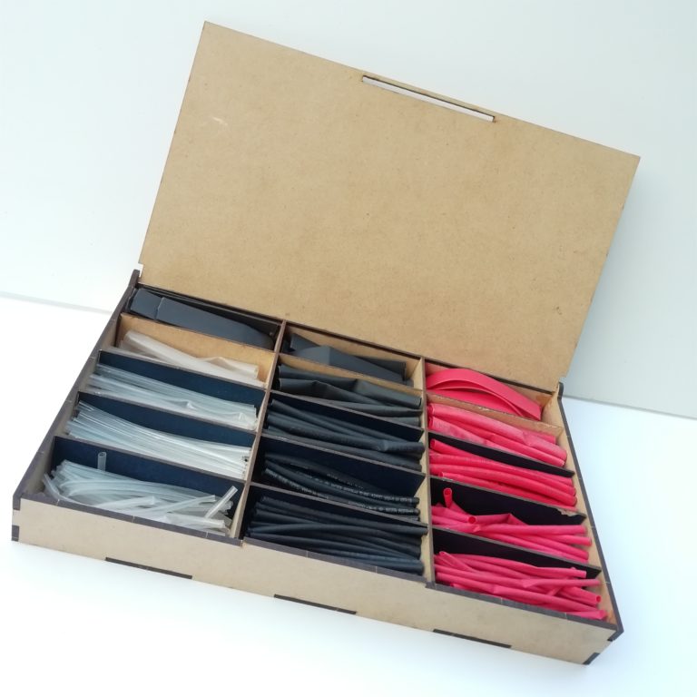 Assorted Polyolefin HeatShrink Tube Pack Contains 6 Sizes With 3 ...