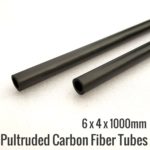 6x4mm Pultruded Carbon Fiber Tube