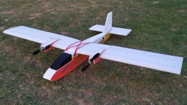 VT-Super Twin, Made of Full Epp, Lightweight RC plane Kit- Vortex-RC