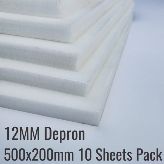 12MM Depron 500x200mm 10 Sheets Pack - Vortex-RC